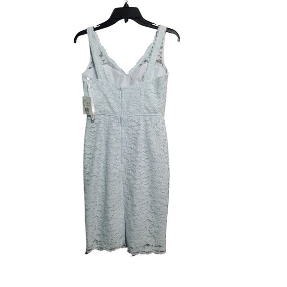 David's Bridal Short Tank Lace Dress with V Neckline NWT - Picture 3 of 6